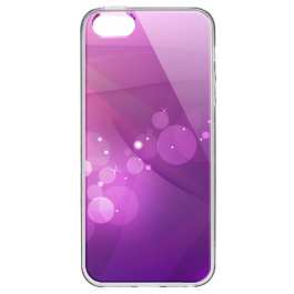 Bubbles - iPhone 5/5S/SE Carcasa Transparenta Silicon