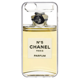 Chanel No. 5 Perfume - iPhone 5/5S Carcasa Transparenta Plastic