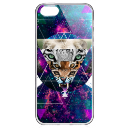 Tiger Swag - iPhone 5/5S Carcasa Transparenta Plastic