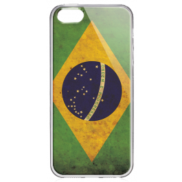 Brazilia - iPhone 5/5S/SE Carcasa Transparenta Silicon