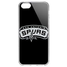 San Antonio Spurs - iPhone 5/5S/SE Carcasa Transparenta Silicon