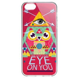 We Got Our Eye on You - iPhone 5/5S/SE Carcasa Transparenta Silicon