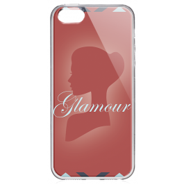 Glamour - iPhone 5/5S/SE Carcasa Transparenta Silicon