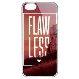 Flawless - iPhone 5/5S/SE Carcasa Transparenta Silicon