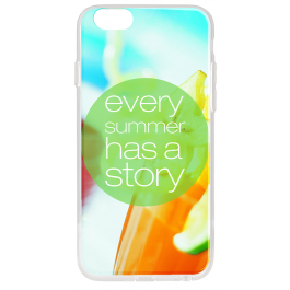 Summer Story - iPhone 6 Carcasa Transparenta Silicon