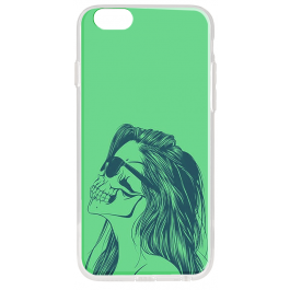 Skull Girl - iPhone 6 Plus Carcasa Plastic Premium