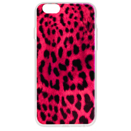 Pink Animal Print - iPhone 6 Plus Carcasa Plastic Premium