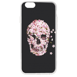 Cherry Blossom Skull - iPhone 6 Plus Carcasa Plastic Premium