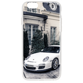 Porsche - iPhone 6 Plus Carcasa Transparenta Silicon