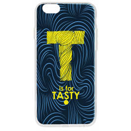 T is for Tasty - iPhone 6 Carcasa Transparenta Silicon