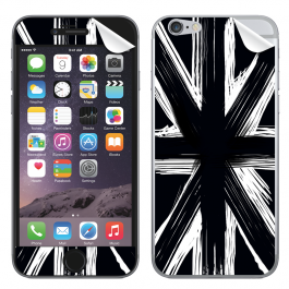 Black UK Flag - iPhone 6 Skin