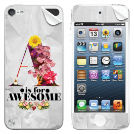 A is for Awesome - Apple iPod Touch 5th Gen Skin
