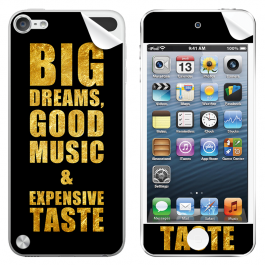Good Music Black - Apple iPod Touch 5th Gen Skin