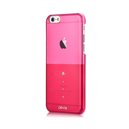 Crystal Unique Rose Pink - Devia iPhone 6/6S Carcasa TPU (Cristale Swarovski®)