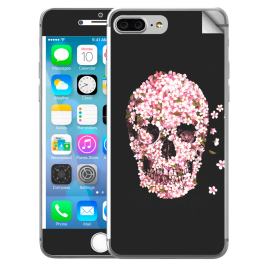 Cherry Blossom Skull - iPhone 7 Plus Skin