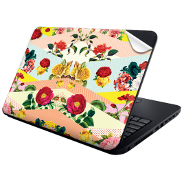 Flowers, Stripes & Dots - Laptop Generic Skin
