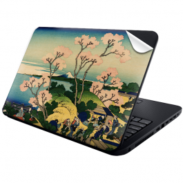 Hokusai - The Fuji from Gotenyama at Shinagawa on the Tokaido - Laptop Generic Skin