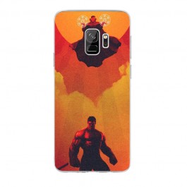 Dr. Strange & Hulk - Samsung Galaxy S9 Carcasa Transparenta Silicon