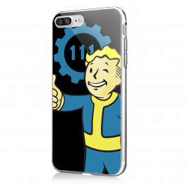 Fallout 2 - iPhone 7 Plus / iPhone 8 Plus Carcasa Transparenta SIlicon