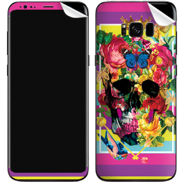 Floral Explosion Skull - Samsung Galaxy S8 Plus Skin