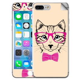 Hipster Cat - iPhone 7 Plus / iPhone 8 Plus Skin