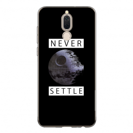 Never Settle - Huawei Mate 10 Lite Carcasa Transparenta Silicon