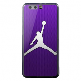 Purple Jordan - Huawei P10 Plus Carcasa Transparenta Silicon