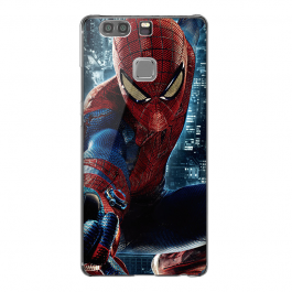Spider Man - Huawei P9 Plus Carcasa Transparenta Silicon