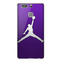 Purple Jordan - Huawei P10 Lite Carcasa Transparenta Silicon
