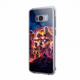 Infinity War Avengers - Samsung Galaxy S8 Carcasa Transparenta Silicon