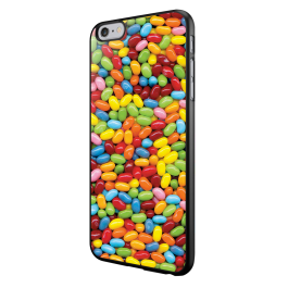 Jellybeans - iPhone 6/6S Carcasa Neagra TPU