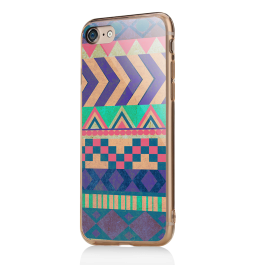 Tribal Pastel - iPhone 7 / iPhone 8 Carcasa Transparenta Silicon