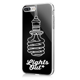 Lights Out - iPhone 7 Plus / iPhone 8 Plus Carcasa Transparenta Silicon