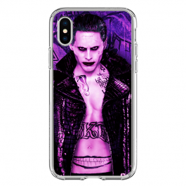 Mad Joker - iPhone X Carcasa Transparenta Silicon