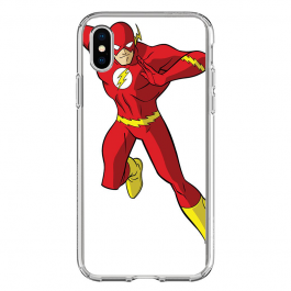 Flash Icon - iPhone X Carcasa Transparenta Silicon