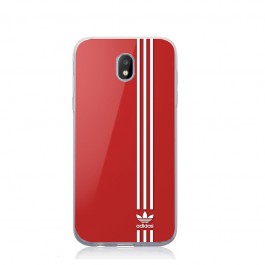 Red Adidas - Samsung Galaxy J5 2017 Carcasa Silicon