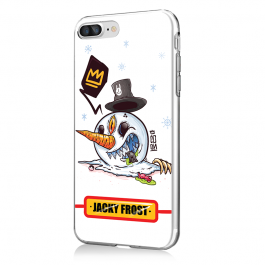 Jacky Frost - iPhone 7 Plus / iPhone 8 Plus Carcasa Transparenta Silicon
