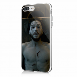Jon Snow 3 - iPhone 7 Plus / iPhone 8 Plus Carcasa Transparenta Silicon
