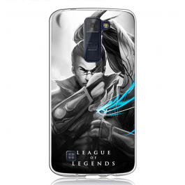 League of Legends Yasuo 2 - LG K8 Carcasa Transparenta Silicon