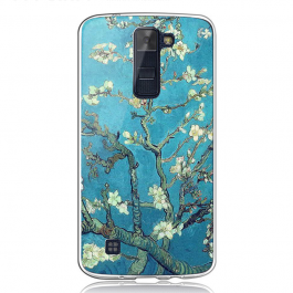 Van Gogh - Almond Blossom - LG K8 Carcasa Transparenta Silicon