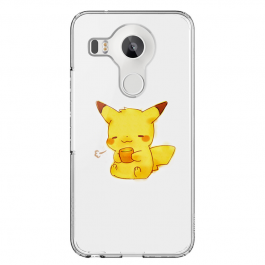 Pikachu - LG Nexus 5X Carcasa Transparenta Silicon
