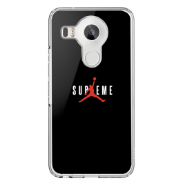Jordan Supreme - LG Nexus 5X Carcasa Transparenta Silicon