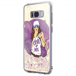 Love Me - Samsung Galaxy S8 Plus Carcasa Premium Silicon