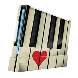Piano Love - Nintendo Wii Consola Skin
