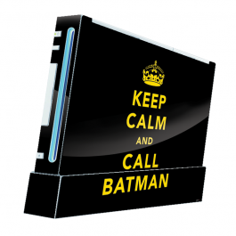 Keep Calm and Call Batman - Nintendo Wii Consola Skin