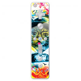 Hipster Meow - Nintendo Wii Remote Skin