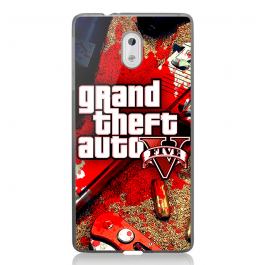 Grand Theft Auto V - Nokia 3 Carcasa Transparenta Silicon