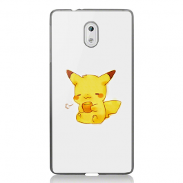 Pikachu - Nokia 3 Carcasa Transparenta Silicon