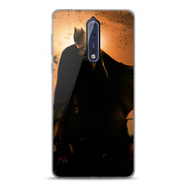 Batman Dawn - Nokia 8 Carcasa Transparenta Silicon