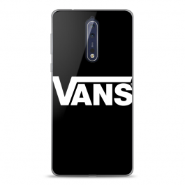 Black Vans - Nokia 8 Carcasa Transparenta Silicon